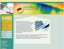 Tablet Screenshot of energieberater-oberbayern.de
